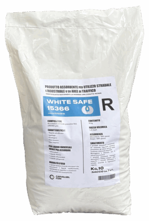 Sacco da 10 Kg di polvere assorbente White Safe
