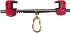 Punto di ancoraggio scorrevole per travi metalliche